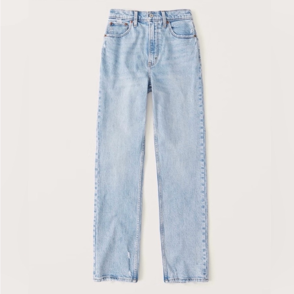 Abercrombie & Fitch the 90’s Straight Ultra High Rise jeans